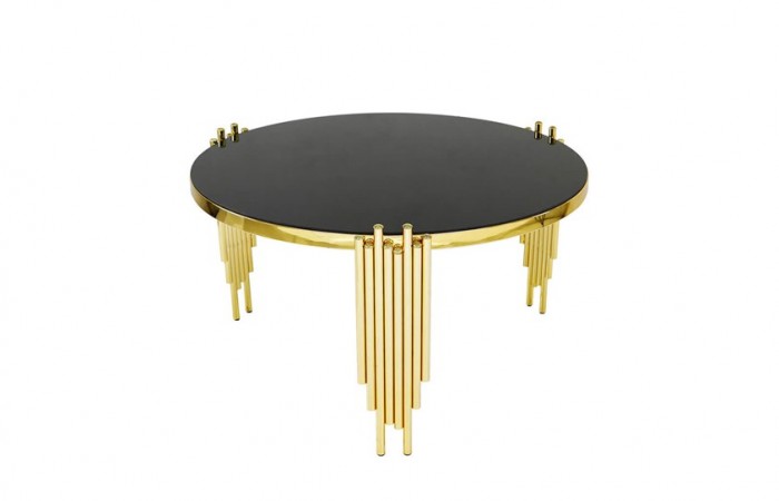 HR-8026 Güneş Orta Sehpa Gold