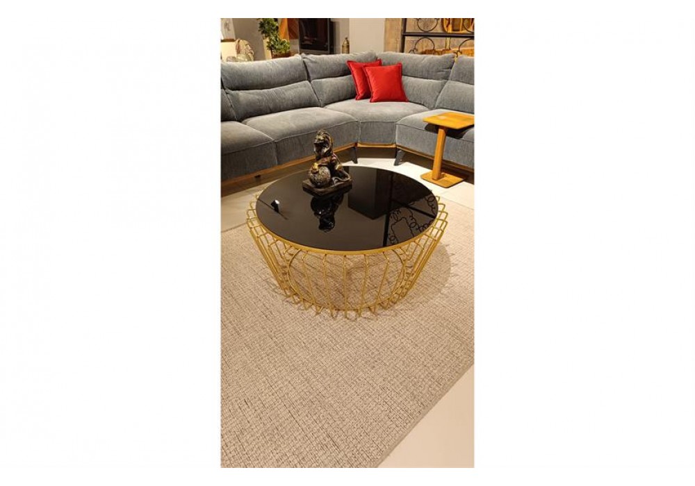 OUTLET - KÇK - C-245 Gold Orta Sehpa