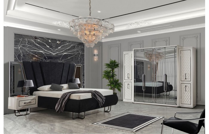 Lounge Whıte Yatak Odası Takımı, 6 Kapaklı