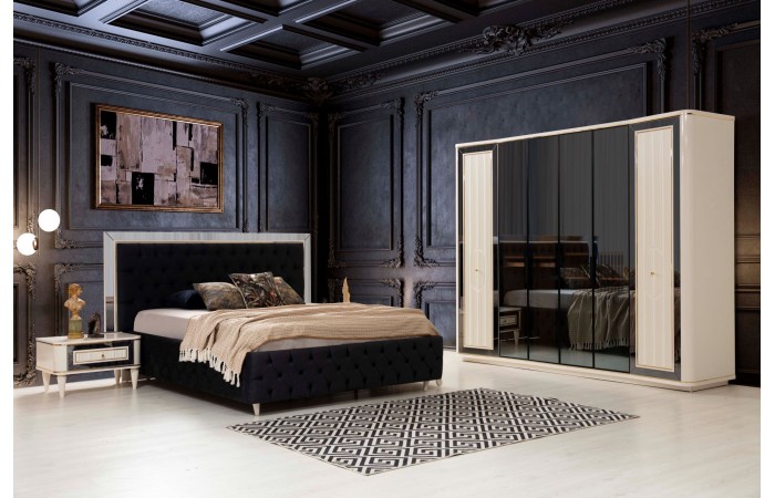 Luxury Whıte Yatak Odası Takımı, 6 Kapaklı