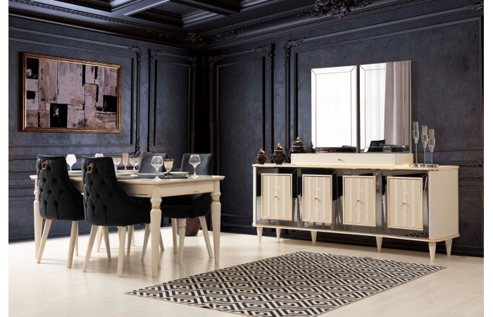 Luxury Yemek Odası Takımı, Beyaz