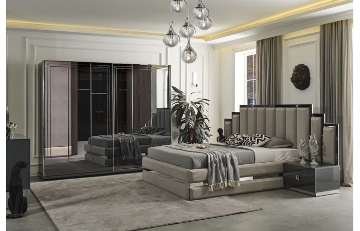 Lotus Yatak Odası Takımı, Bazalı, Sürgü Kapaklı