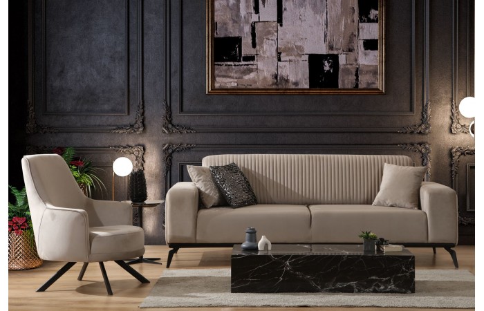 Loft Koltuk Takımı, Krem