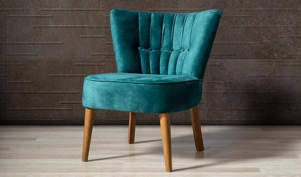 Sofia Yeşil Berjer Çay Seti Koltuk