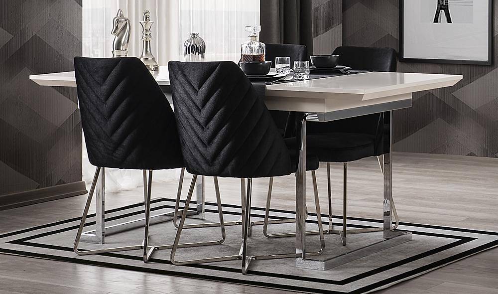 Altunizade Ekru Silver Masa Takımı Yemek Masası Takımı