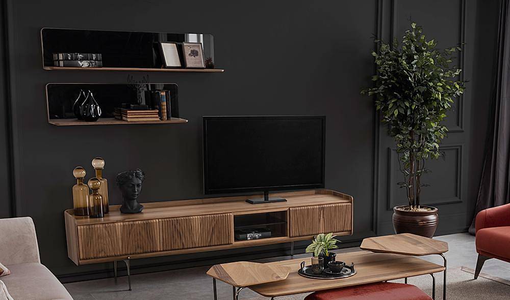 Palemo Ahşap Tv Ünitesi İndirimli Mobilya