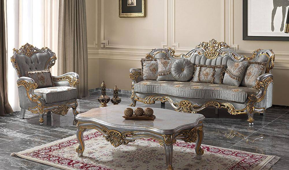 Vetro Klasik Koltuk Takımı İndirimli Mobilya