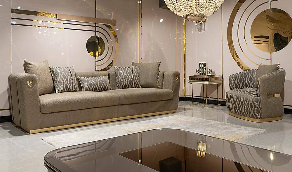 Elsiyum Klasik Koltuk Takımı İndirimli Mobilya