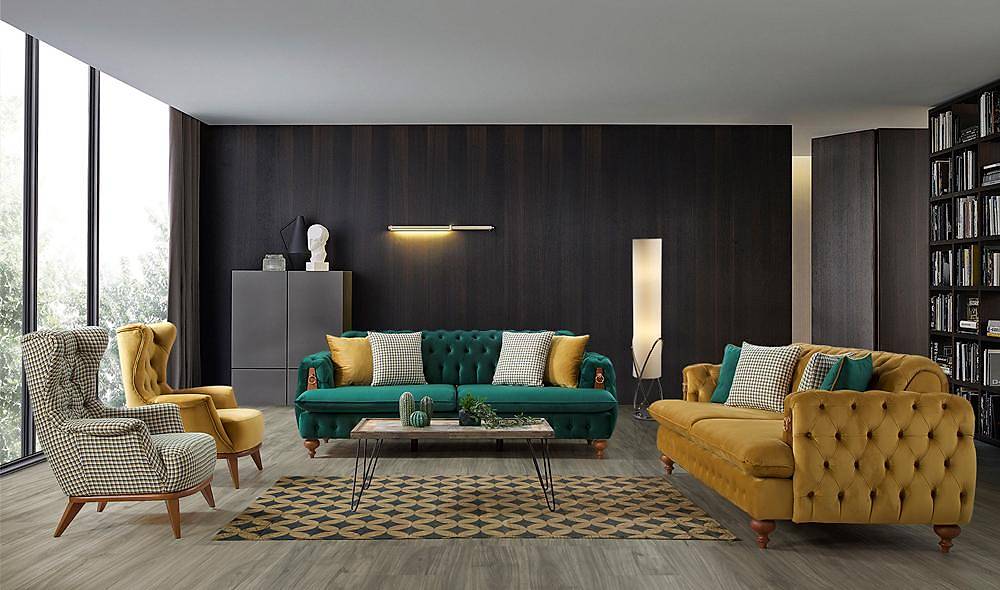 Hisar Chester Koltuk Takımı İndirimli Mobilya