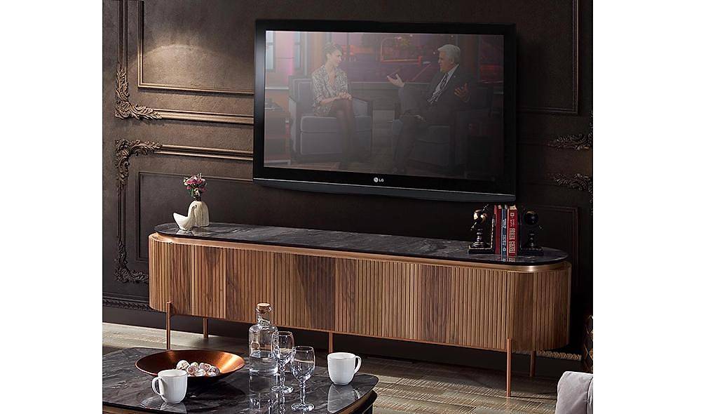 Mood Ceviz Bronz Tv Sehpası İndirimli Mobilya