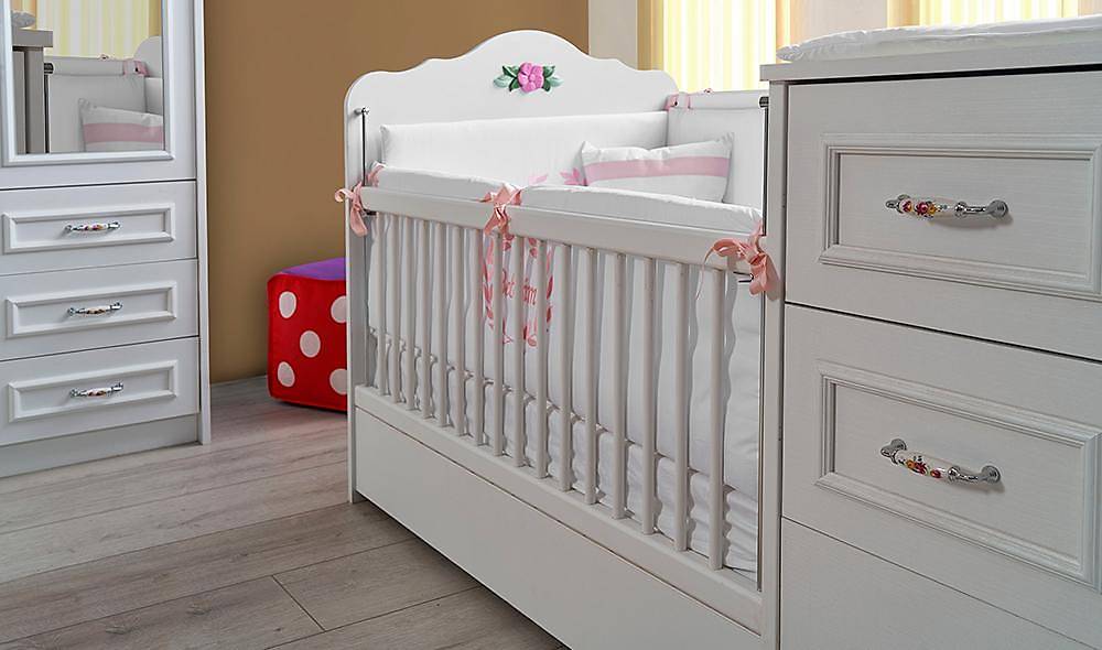 Manolya 75x160 Büyüyen Beşik Beşik