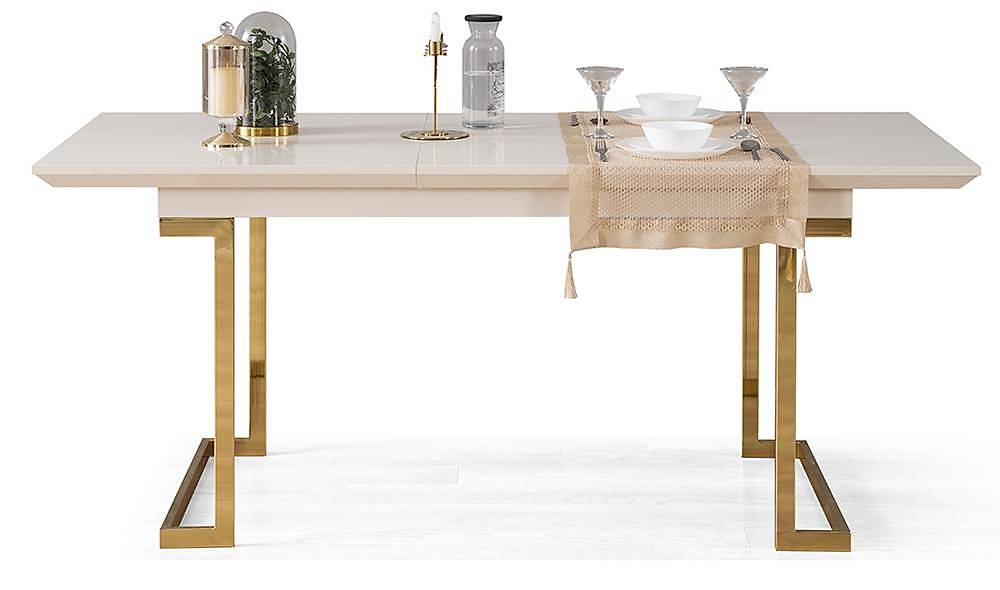 Altunizade Ekru Gold Masa Takımı Yemek Masası Takımı