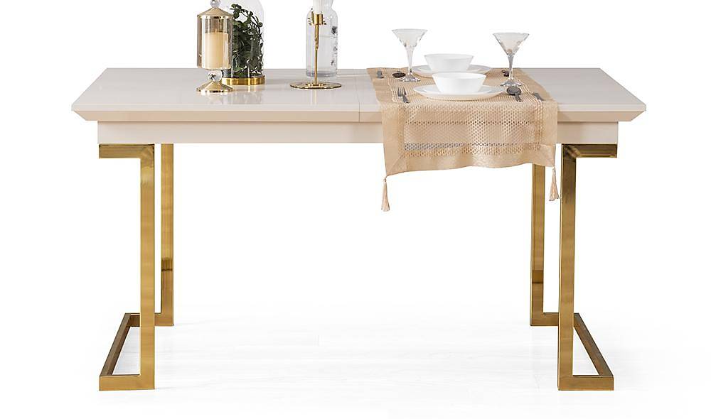 Altunizade Ekru Gold Masa Takımı Yemek Masası Takımı
