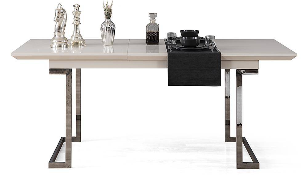 Altunizade Ekru Silver Masa Takımı Yemek Masası Takımı