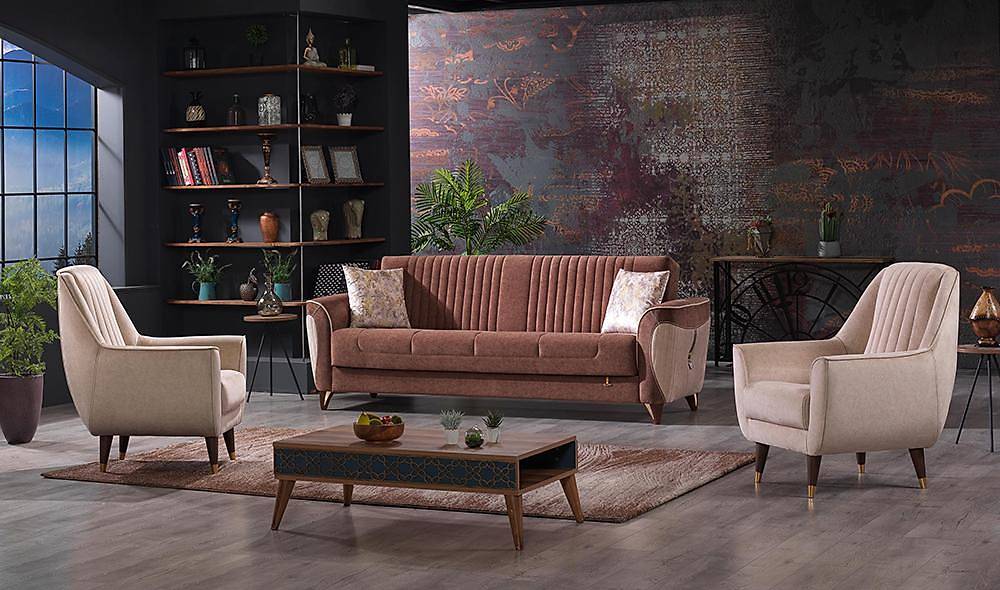 Irmak Oturma Grubu Metal Kasa İndirimli Mobilya