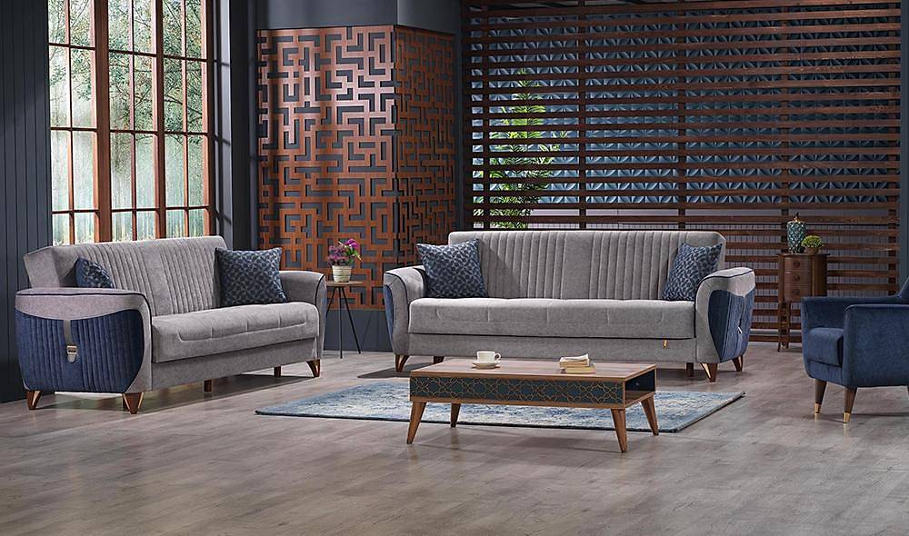 Irmak Oturma Grubu Metal Kasa İndirimli Mobilya