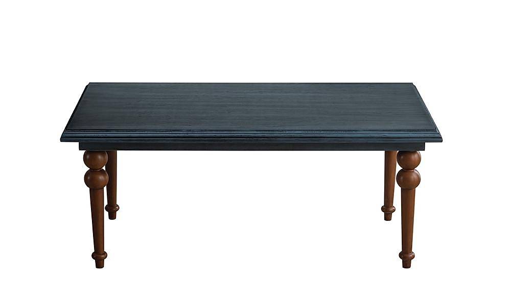 Alara Koyu Mavi - Ceviz Masa Takımı Yemek Masası Takımı