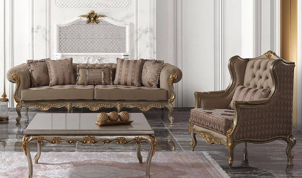 Simge Klasik Koltuk Takımı İndirimli Mobilya