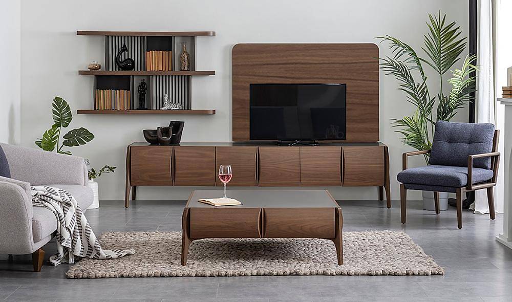 Hollanda Ahşap Tv Ünitesi İndirimli Mobilya