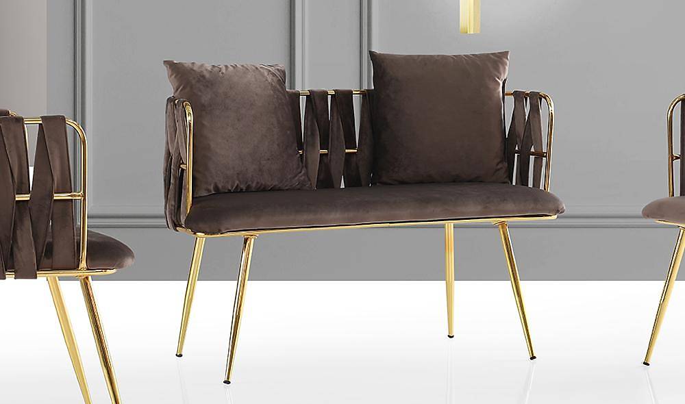 Çınar Kahverengi Çay Seti Koltuk Çay Seti Koltuk