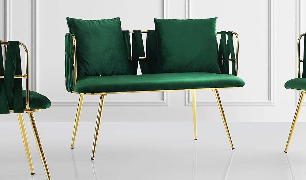 Çınar Yeşil Çay Seti Koltuk Çay Seti Koltuk