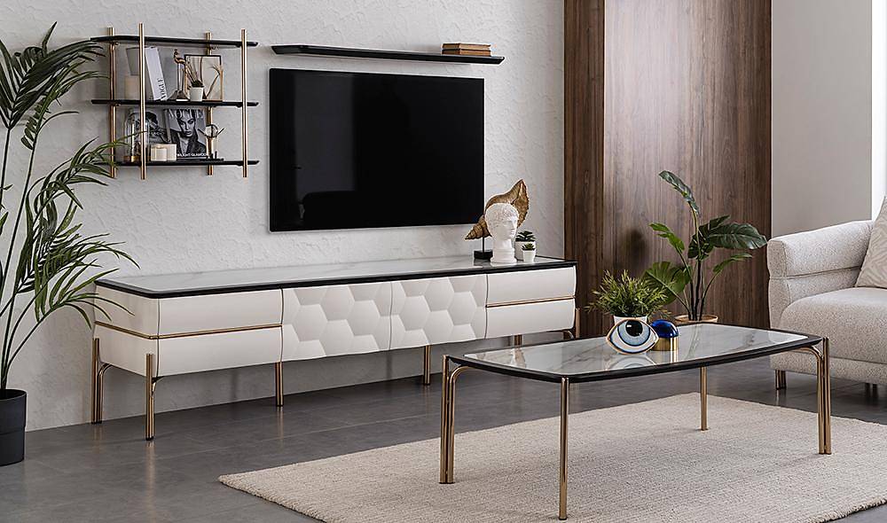 Malibu Modern Tv Ünitesi İndirimli Mobilya