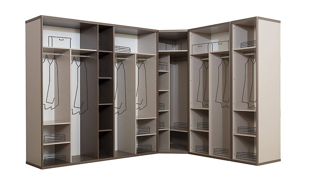 Valdes Bazalı Yatak Odası - Köşe Dolaplı Giyinme Odası