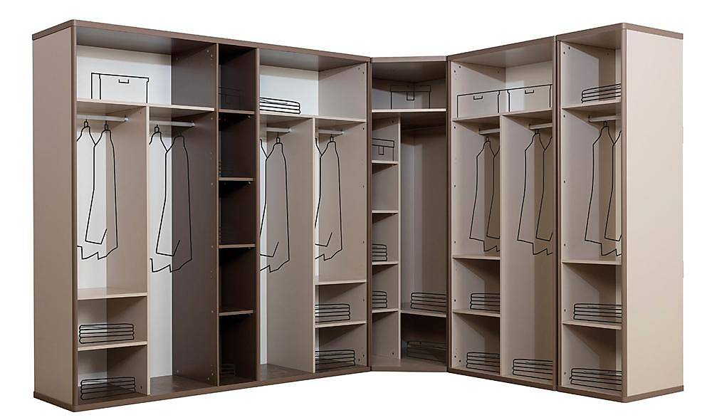 Valdes Bazalı Yatak Odası - Köşe Dolaplı Giyinme Odası