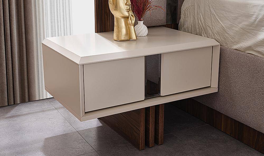 Felipe Bazalı Yatak Odası - Köşe Dolaplı Giyinme Odası