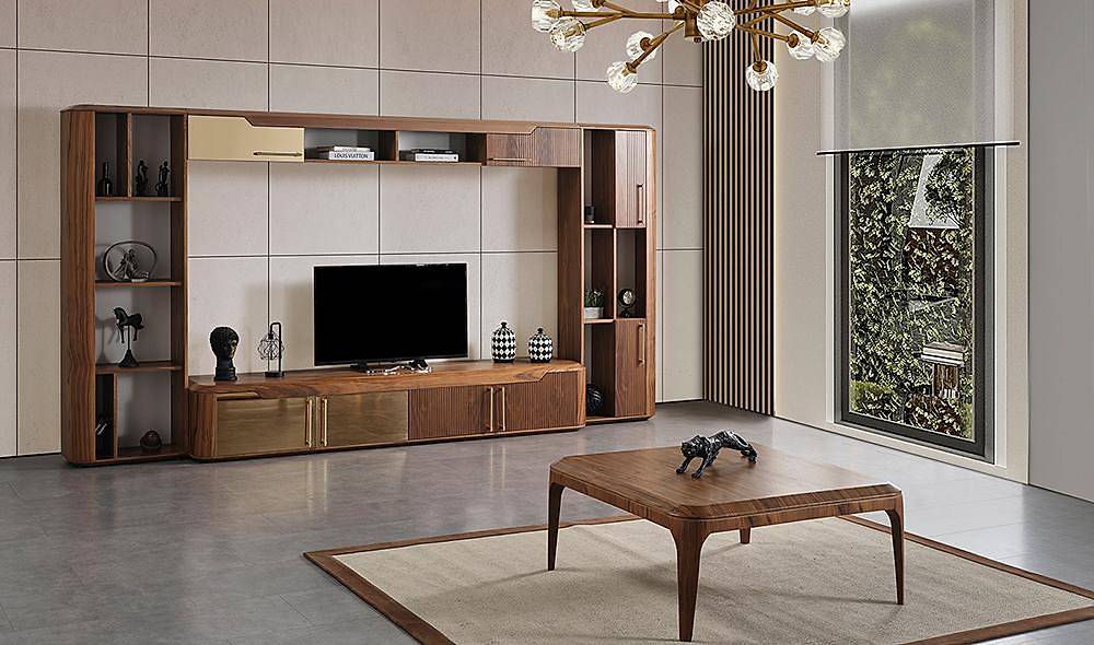 Ahşap Modern Tv Ünitesi İndirimli Mobilya