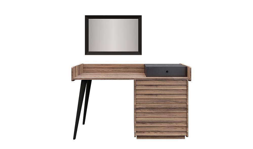 Çizgi Yatak Odası - Ceviz Modern Yatak Odası