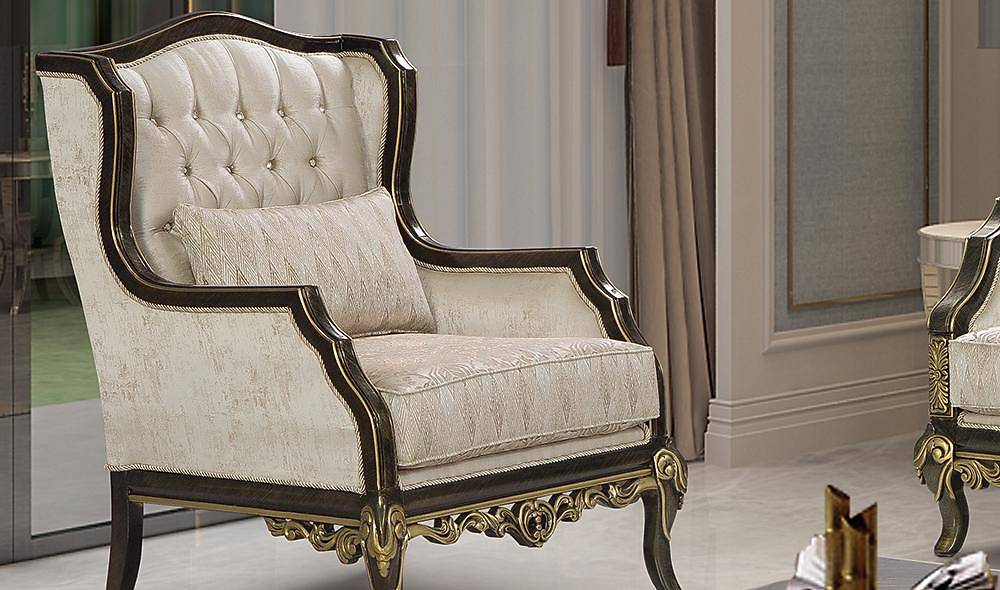 Siyah İnci Klasik Koltuk Takımı İndirimli Mobilya