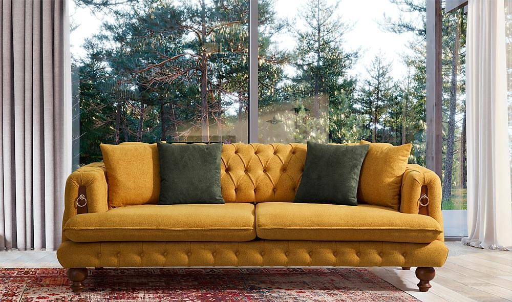 Hisar Chester Koltuk Takımı V2 İndirimli Mobilya