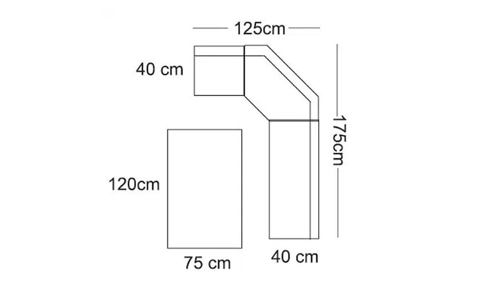 Riva Mutfak Köşe Takımı Beyaz - Bordo Mutfak Köşe Takımları