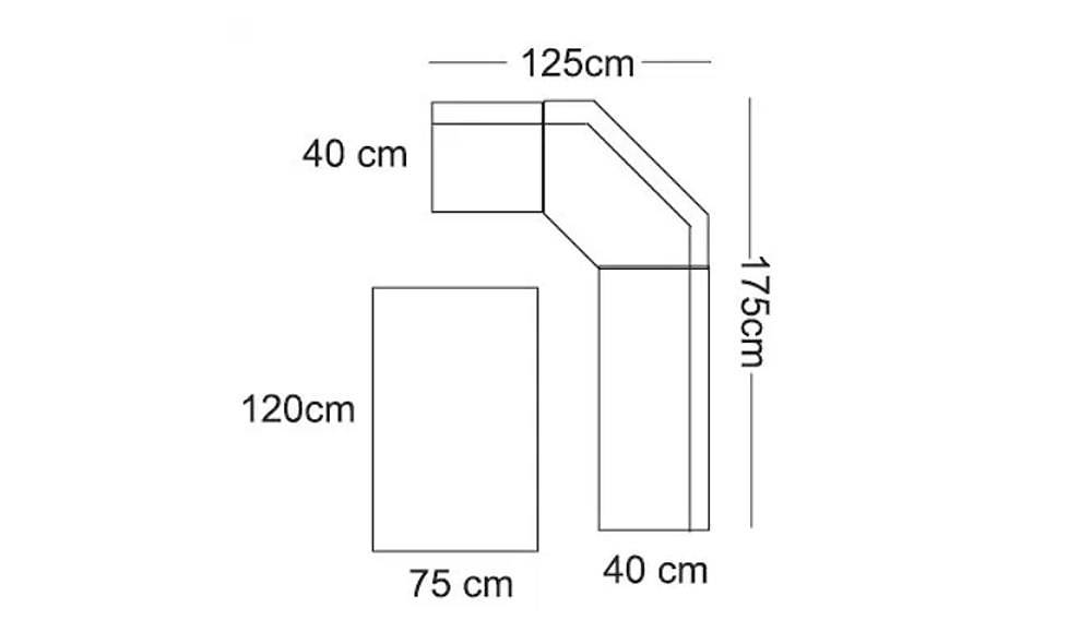 Riva Mutfak Köşe Takımı - Kahve Mutfak Köşe Takımları