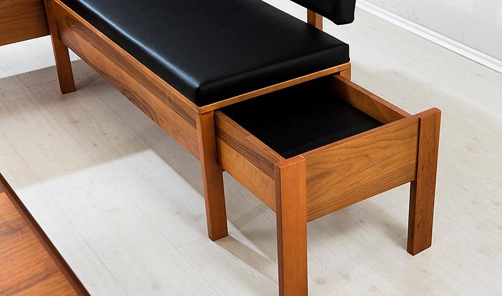 1010 Mutfak Köşe Takımı - Ceviz Mutfak Köşe Takımları