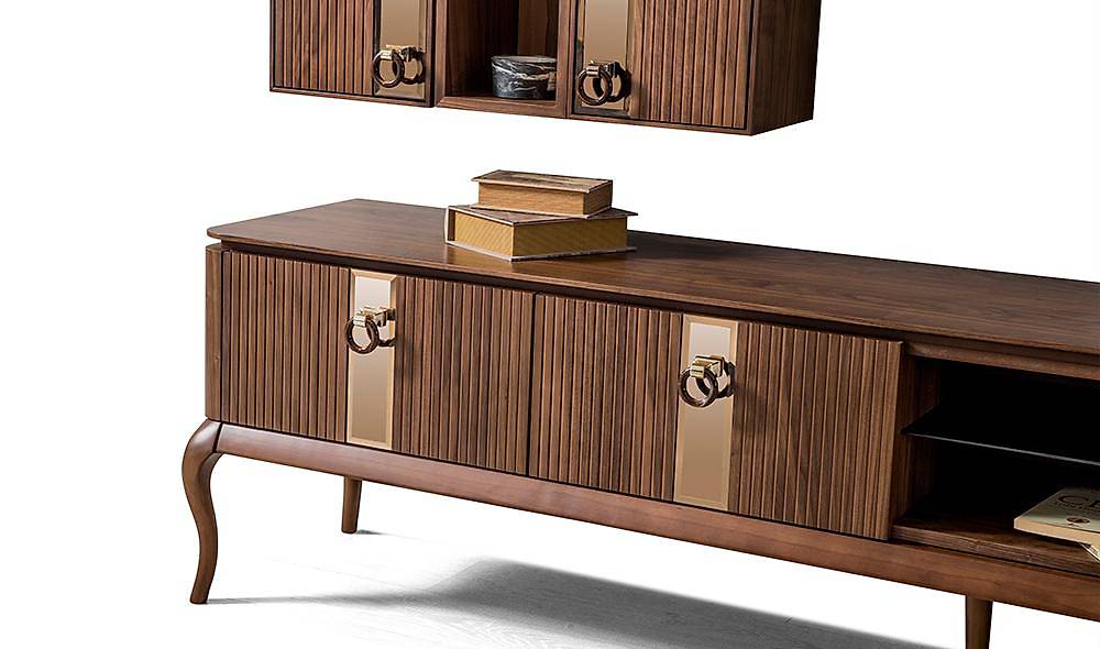 Berlin Ahşap Tv Ünitesi İndirimli Mobilya