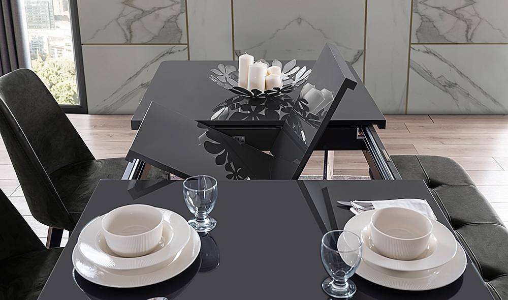 Akustik Yemek Masası Takımı Masa Takımı