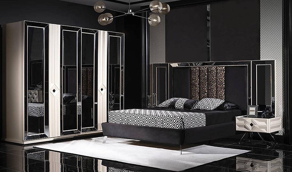 Nepal Luxury Bazalı Yatak Odası Luxury Yatak Odası