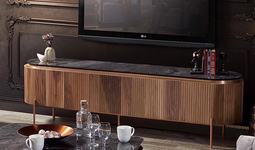 Mood Ceviz Bronz Tv Sehpası TV Ünitesi