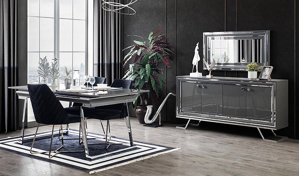 Rixos Luxury Gri Yemek Odası Luxury Yemek Odası