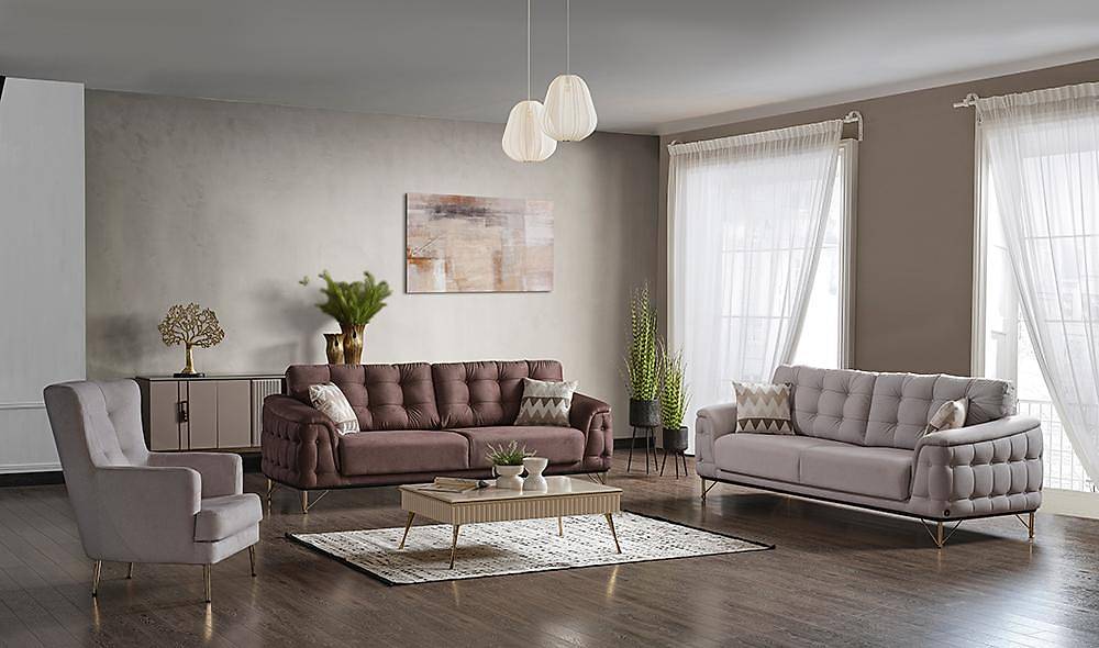 Enjoy Salon Takımı Metal Kasa Koltuk Takımı