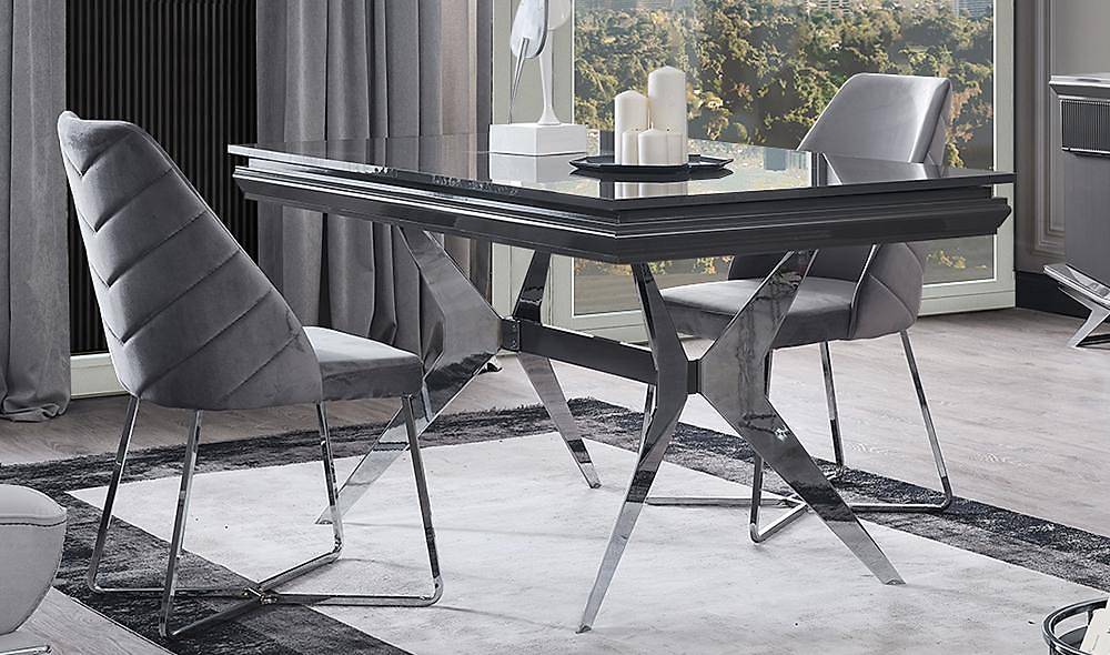 Clara Gri Masa Takımı Masa Sandalye