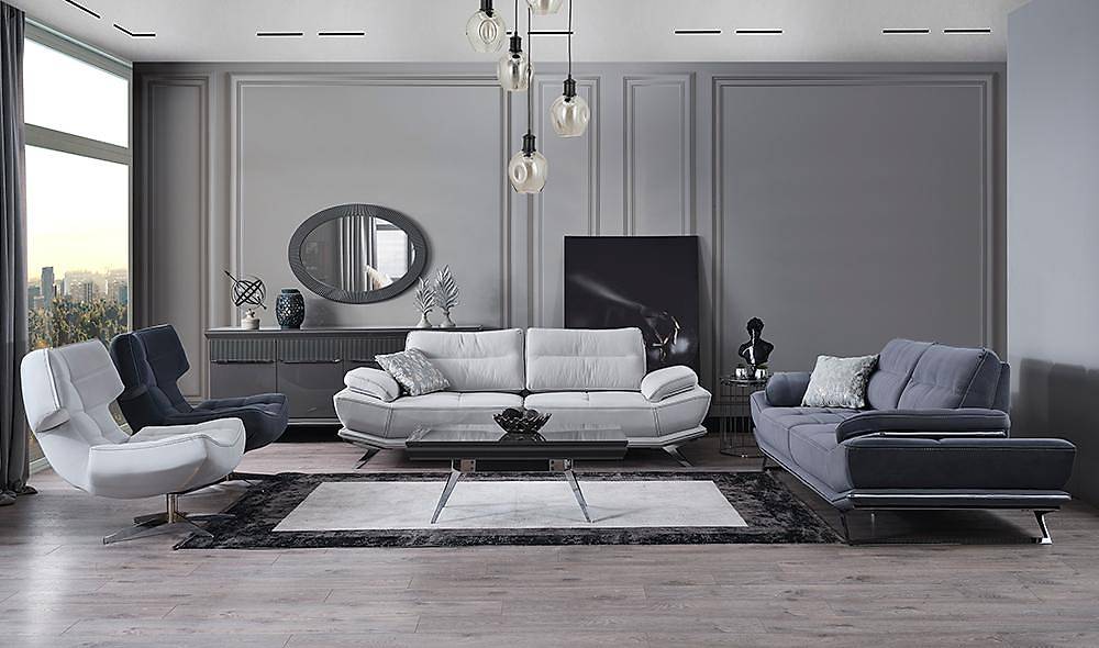 Clara Gri Koltuk Takımı Koltuk Takımı