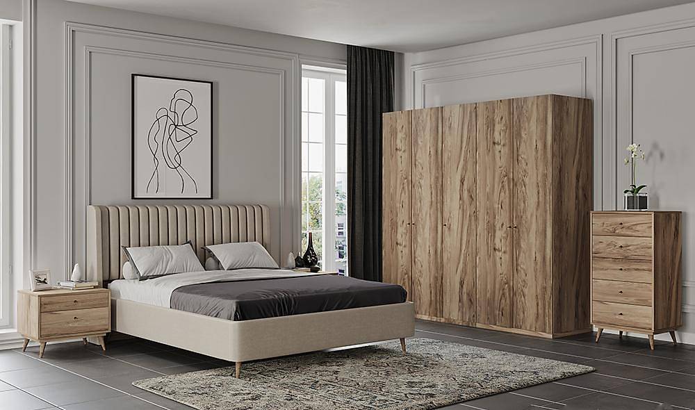 Carmine 5 Kapılı Yatak Odası Yatak Odası