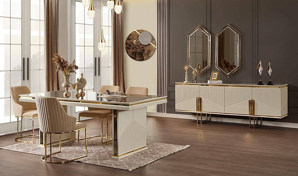 Maya Ekru Yemek Odası Yemek Odası