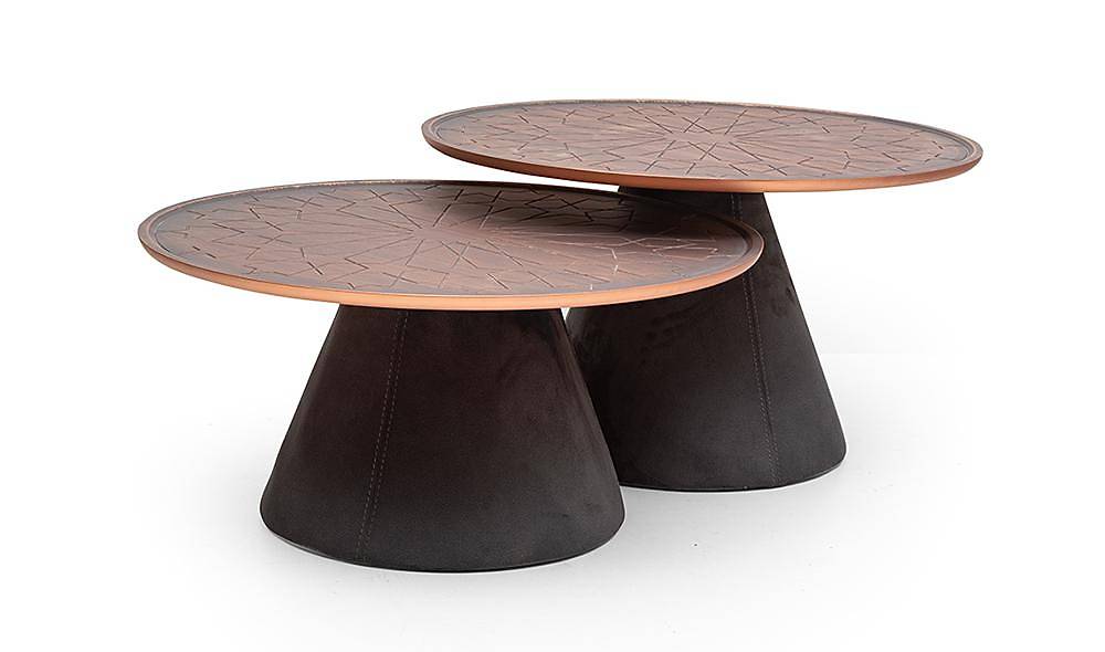 İbiza İkili Orta Sehpa Seti Sehpa ve Aksesuar