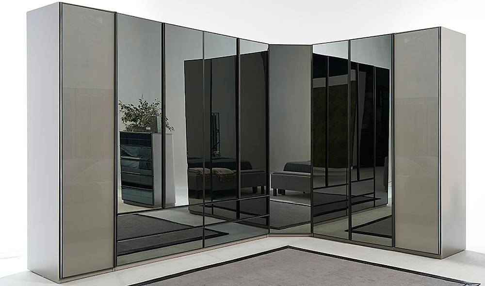 Zirkon Köşe Gardolap V2