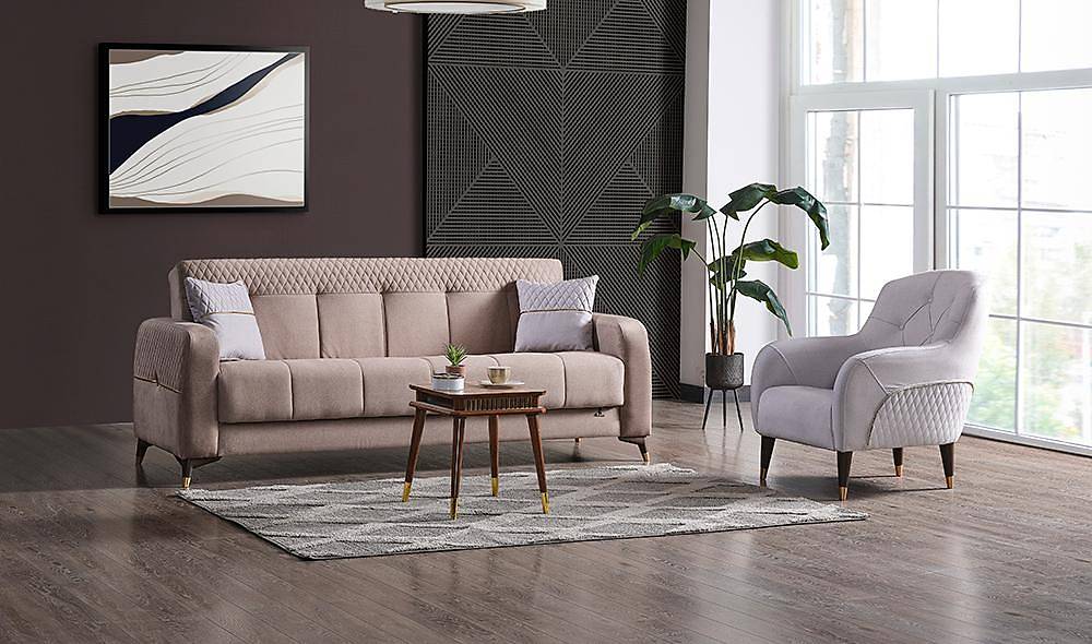 Tutkun Oturma Grubu Metal Kasa Oturma Grubu