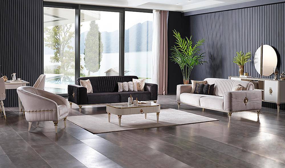 Flower Koltuk Takımı Metal Kasa V2 Koltuk Takımı